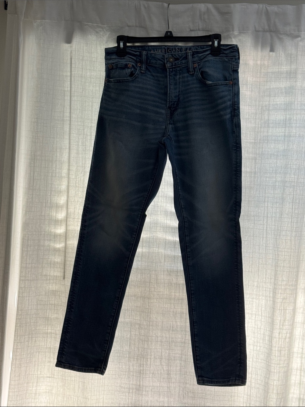 American Eagle Outfitters Slim Jeans in Dark Blue Wash